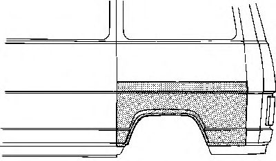 VAN WEZEL 1747145 -  Боковина
